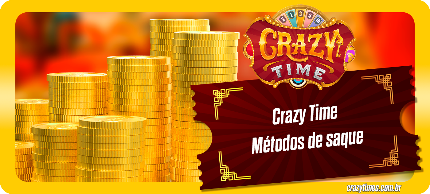 Métodos de retirada Crazy Time para jogadores brasileiros