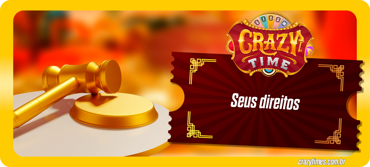 Direitos do jogador do jogo Crazy Time Casino